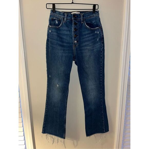 Abercrombie & Fitch Kick Flare Ultra High Rise Jeans 2R - Picture 1 of 3
